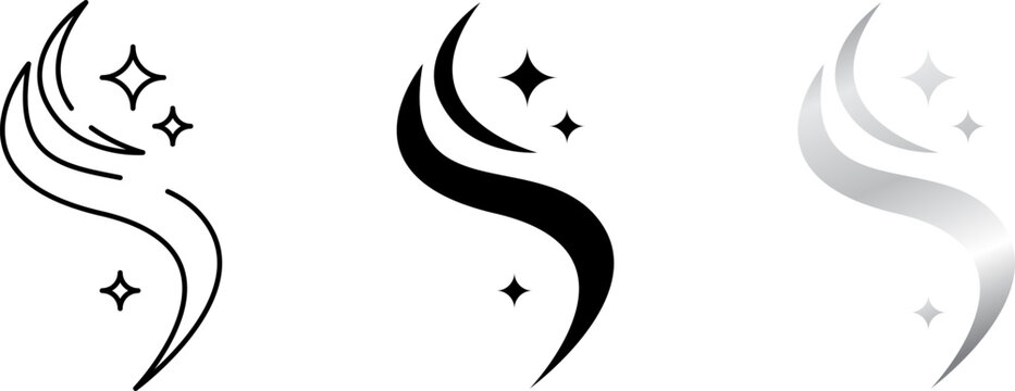 Smooth and silky  icon , vector illustration