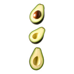 avocado isolated on transaprent background. avocado png
