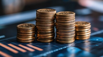 Financial Investment Portfolio Setup with Forecast Analytics and Charts