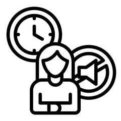 Quiet Time Icon