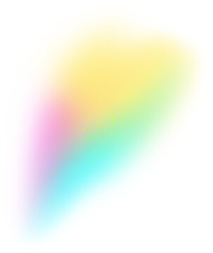 Grainy Gradient Transparent Shape, Sowt Glow Colorful Abstract Trendy Element