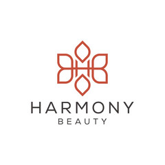 Letter H Beauty luxury, logo design inspiration