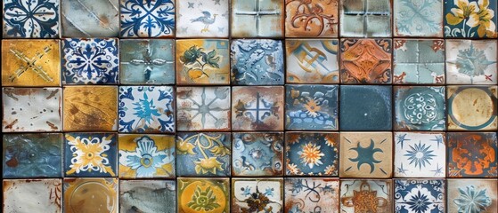 vintage ceramic tile