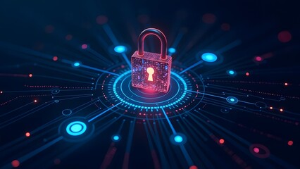 A person is confidently holding a key in front of a modern digital padlock that showcases advanced technology and security features