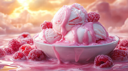 strawberry ice cream