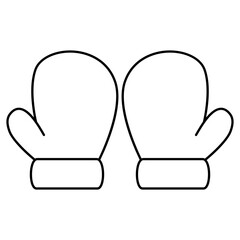 christmas hand gloves
