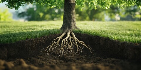 The Hidden Life Beneath: Unveiling the Roots of a Mighty Tree