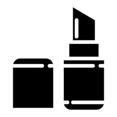 black and white lipstick