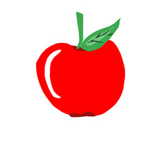 Apple cartoon ilustration