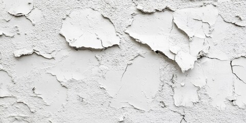 Obraz premium White painted fragment of a concrete wall serves as a unique background or texture, ideal for various design projects and creative applications focusing on concrete wall aesthetics.