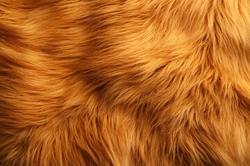 Fototapeta premium Close-Up of Luxurious Orange Fur: Soft Texture and Warm Tones