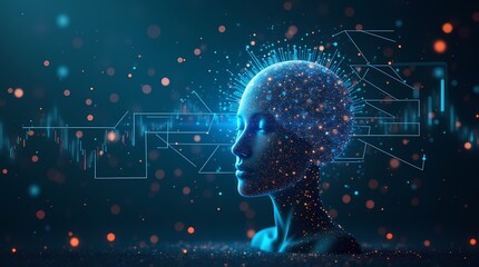 Fototapeta premium The concept of artificial intelligence