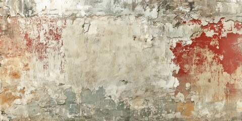 Obraz premium Grungy and textured wall background featuring unique patterns and colors, ideal for adding a rustic or artistic touch to your designs. Explore the charm of a grungy wall background.