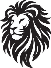 Lion head logo icon vector image