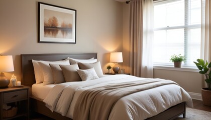 Interior bedroom design 