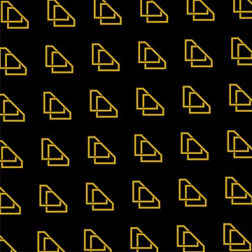 Logo design line diamond simple pattern isolated on black background