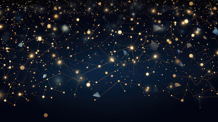 Fototapeta premium Christmas abstract Blue background