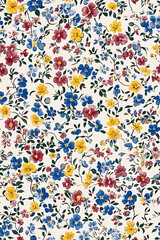 Vibrant Floral Wallpaper with Lush Flower Patterns