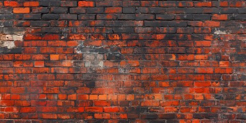 Old brick walls in varying shades of red and orange create a beautifully textured background, adding depth and character to any image featuring these stunning old brick walls.