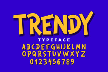 retro cartoon text effect