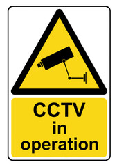 CCTV in operation