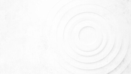 Abstract soft background, White abstract background with white circle rings in faded distressed vintage grunge texture design, old geometric pattern paper in modern art design. 