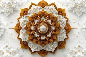 Ornamental luxury mandala pattern luxury ornamental mandala design background in gold color mandala design idea, mandala design vector, mandala sample flower Mandala for print poster, cover, brochure	