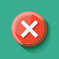 Obraz premium cross mark