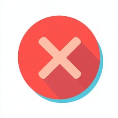 Obraz premium cross mark