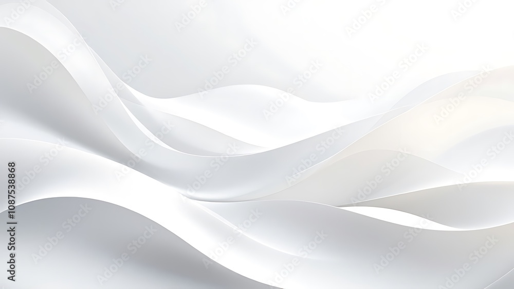 Aufkleber abstract white studio room with light and shadow from window background for product display presenta
