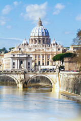 Fototapeta premium St peter's basilica, next jubilee 2025
