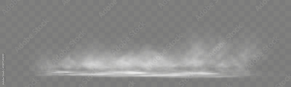 Poster Smoke on dark atmospheric background with low fog drifting across ground soft gradients .
