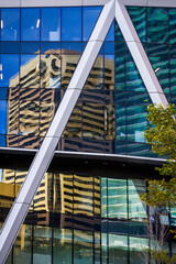 Travel destination Calgary, artistic pictures of buildings in Calgary City