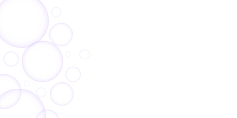 Colorful bubbles. Abstract, Colorful transparent pink, blue and soap bubbles floating in the air. Modern abstract light pink bubble background with circles. Banner pattern with copy space illustration