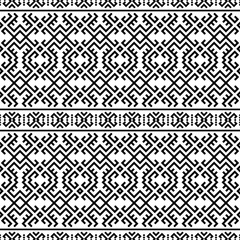 Traditional aztec seamless ethnic pattern design vector 03012020-06