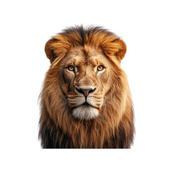 Fototapeta premium Majestic African Lion Portrait King of the Jungle Close-Up