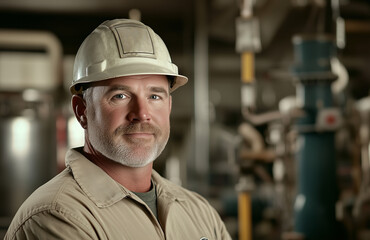 Portrait of a Utility Worker