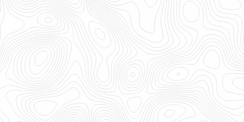 Vector geography landscape Topo contour map on white background, Topographic contour lines. Seamless pattern with lines Topographic map. Geographic mountain relief diagram line wave carve pattern.