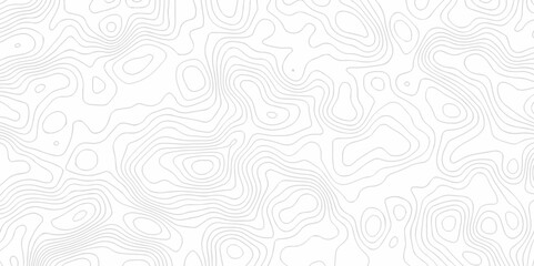 Seamless pattern with White sea map and dots topographic contours map background,curved reliefs abstract background. Topographic map patterns, topography line map. White background with topographic.