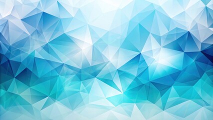 Obraz premium Abstract Geometric Pattern of Interlocking Blue and White Triangles with Subtle Gradient Effects