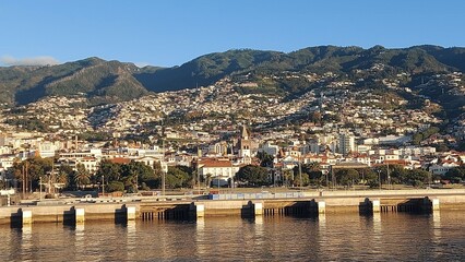 natureza, ar livre, paisagem, montanha, verde, azul, céu, nuvens, mar, oceano, onda, floresta, árvores, água, paz, paraíso, relaxamento, viagem, portugal, madeira, ilha da madeira