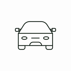 car auto taxi icon vector sign