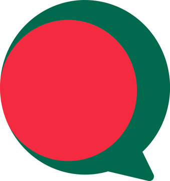 Bangladesh Falg on Chat Icon