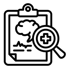 Obraz premium Diagnosis Icon