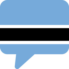 Chat Icon of Botswana Flag