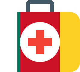 Cameroon flag on Doctor bag