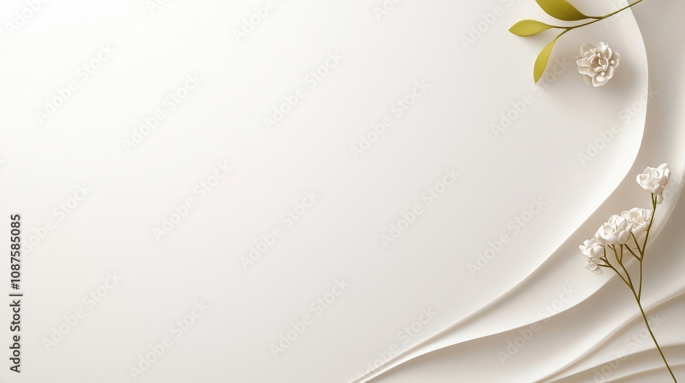 Poster clean white paper texture background with a natural grain and smooth, even surface, creating a light