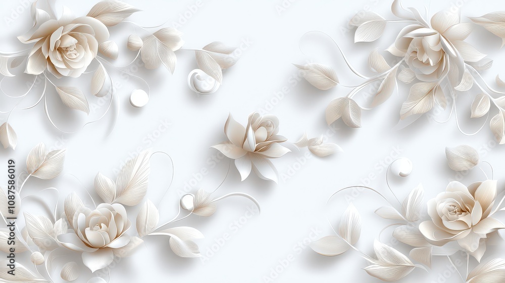 Poster detailed patterns with elegant designs and intricate details, ideal for creating digital backgrounds