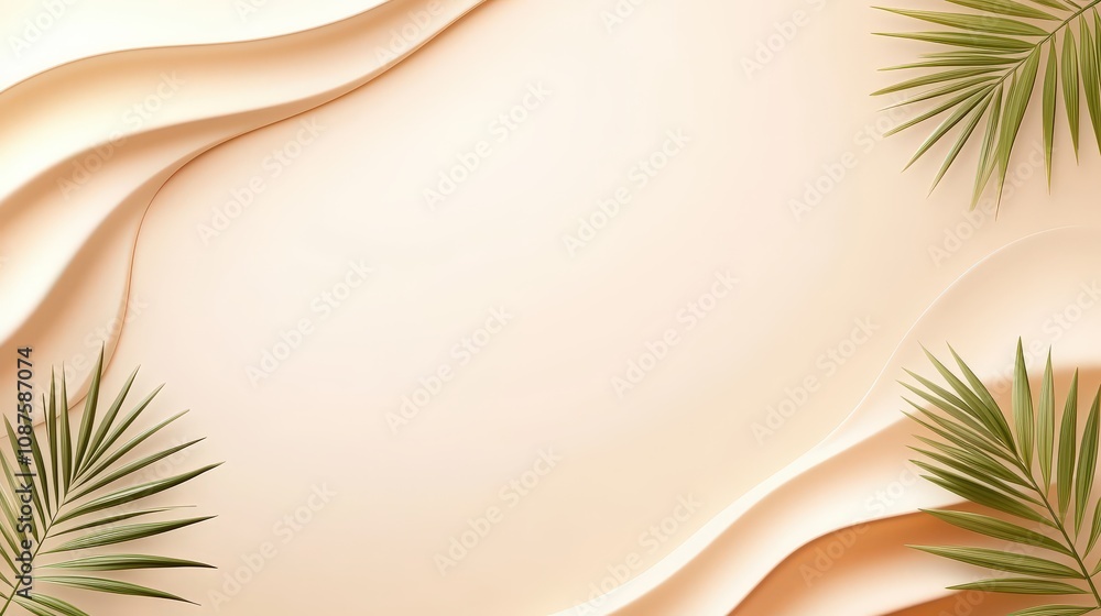 Poster cream texture background background with soft, smooth shades and subtle gradient, perfect for creati