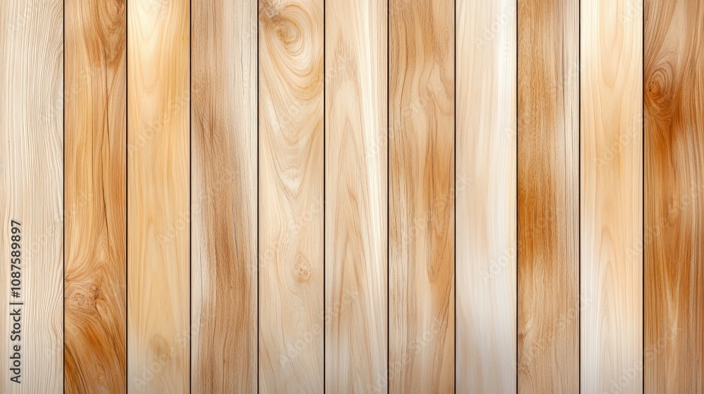 Poster seamless woodgrain texture background with fine details and smooth finish, perfect for creating natu